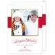 Red Joyful Wishes Photo Cards Image 3 of 5